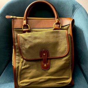 Ghurka Leather/Canvas Gear-pack Crossbody